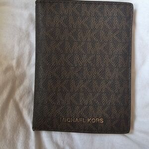 Michael Kors Dark Brown Travel Wallet